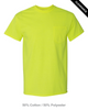 Clearance - Gildan 5300 Heavy Cotton™ Pocket T-shirt | Safety Green