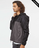 Clearance - Independent EXP54LWZ Water-Resistant Lightweight Windbreaker | Black/ Graphite