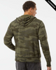 Clearance - Independent AFX90UNZ Unisex Lightweight Full-Zip Hooded Sweatshirt | Forest Camo
