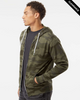 Clearance - Independent AFX90UNZ Unisex Lightweight Full-Zip Hooded Sweatshirt | Forest Camo