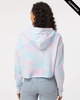 Clearance - Independent Trading Co. AFX64CRP Women’s Lightweight Cropped Hoodie | Tie Dye Cotton Candy