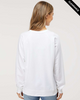 Clearance - Independent Trading Co. SS1000C Icon Unisex Lightweight Loopback Terry Crewneck Sweatshirt | White