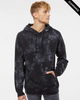 Clearance - Independent Trading Co. PRM4500TD Unisex Midweight Tie-Dyed Hooded Sweatshirt | Tie Dye Black