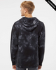 Clearance - Independent Trading Co. PRM4500TD Unisex Midweight Tie-Dyed Hooded Sweatshirt | Tie Dye Black