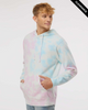 Clearance - Independent Trading Co. PRM4500TD Unisex Midweight Tie-Dyed Hooded Sweatshirt | Tie Dye Cotton Candy
