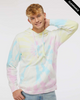 Clearance - Independent Trading Co. PRM4500TD Unisex Midweight Tie-Dyed Hooded Sweatshirt | Tie Dye Sunset Swirl