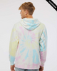 Clearance - Independent Trading Co. PRM4500TD Unisex Midweight Tie-Dyed Hooded Sweatshirt | Tie Dye Sunset Swirl