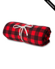 Clearance - Independent Trading Co. INDBKTSB Special Blend Blanket | Red Buffalo Plaid