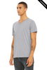 Clearance - Bella+Canvas 3415 Unisex V-Neck Tri-Blend T-Shirt | Athletic Grey Triblend