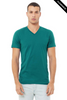 Clearance - Bella+Canvas 3415 Unisex V-Neck Tri-Blend T-Shirt | Teal Triblend
