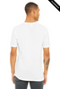 Clearance - Bella+Canvas 3415 Unisex V-Neck Tri-Blend T-Shirt | Solid White Triblend