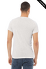 Clearance - Bella+Canvas 3415 Unisex V-Neck Tri-Blend T-Shirt | White Fleck Triblend