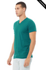 Clearance - Bella+Canvas 3415 Unisex V-Neck Tri-Blend T-Shirt | Teal Triblend