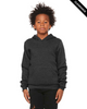 Clearance - Bella + Canvas 3719Y  Youth Sponge Fleece Pullover Hooded Sweatshirt | Dark Grey Heather