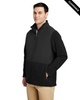 Clearance - Core365 CE890 Men's Journey Summit Hybrid Full-Zip Jacket | Black/ Black