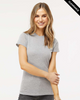 Clearance - M&O 3540 Ladies Deluxe Blend T-shirt | Heather Grey