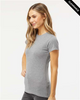 Clearance - M&O 3540 Ladies Deluxe Blend T-shirt | Heather Grey