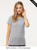 Clearance - 4810 M&O Ladies Gold Soft Touch T-shirt | Sport Grey