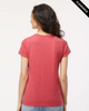 Clearance - 4810 M&O Ladies Gold Soft Touch T-shirt | Heather Red
