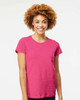 Clearance - 4810 M&O Ladies Gold Soft Touch T-shirt | Heliconia