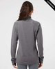 Clearance - Adidas A281 Women's Lightweight Quarter-Zip Pullover | Black Heather/ Carbon