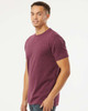 Next Level 6210 Unisex CVC Crewneck Tee | Heather Maroon