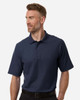 Harriton M105 Men's Maverick CVC Pique Polo | Dark Navy