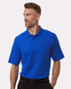 Harriton M105 Men's Maverick CVC Pique Polo | True Royal