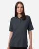Harriton M105W Women's Maverick CVC Pique Polo | Dark Charcoal