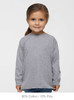Rabbit Skins 3302 Toddler Fine Jersey Long Sleeve Tee | Heather Rabbit Skins 3302 Toddler Fine Jersey Long Sleeve Tee | Heather