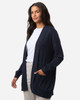 Devon & Jones  DG447W Women's New Classics Open Cardigan Sweater | Navy