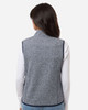North End NE731W Women's Jasper Jacquard Fleece Vest | Classic Navy/ White