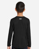 Under Armour 1377488 Youth Tech™ Team Long Sleeve T-Shirt | Black/ White