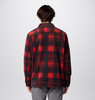 Columbia 209769 Men's Steens Mountain™ Printed Shirt Jacket II | Sail Red Omblur