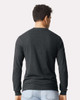 Gildan 64440CVC Unisex Softstyle® CVC Long Sleeve T-Shirt | Pitch Black Mist