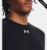 Clearance - Under Armour 1379755 Men's Rival Fleece Sweatshirt | Black/White