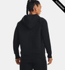 Clearance - Under Armour 1379500 Women's Rival Fleece Hooded Sweatshirt | Black/ White