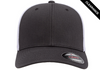 Clearance - Flexfit 6511 Mesh Trucker Cap | Charcoal/ White