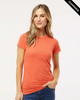 Clearance - M&O 3540 Ladies Deluxe Blend T-shirt | Heather Orange