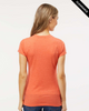 Clearance - M&O 3540 Ladies Deluxe Blend T-shirt | Heather Orange