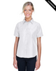 Clearance - Harriton M580W Ladies' Key West Short-Sleeve Performance Staff Shirt | White