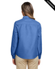 Clearance - Harriton M580LW Ladies' Key West Long-Sleeve Performance Staff Shirt | Pool Blue