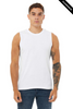Clearance - Bella+Canvas 3483 Unisex Jersey Muscle Tank Top | White