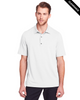 Clearance - North End NE100 Men's Jaq Snap-Up Stretch Performance Polo | White