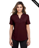 Clearance - North End NE100W Ladies' Jaq Snap-Up Stretch Performance Polo | Burgundy