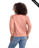 Clearance - Next Level Apparel 9084 Ladies' Laguna Sueded Sweatshirt | Desert Pink