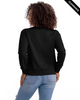 Clearance - Next Level Apparel 9084 Ladies' Laguna Sueded Sweatshirt | Black