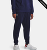 Clearance - Under Armour 1379774 Men's Rival Fleece Sweatpant | Midnight Navy/White