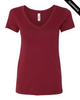 Clearance - Next Level 1540 Ladies' Ideal V-Neck Tee | Cardinal