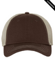 Clearance - Valucap 3100 Contrast-Stitch Mesh-Back Cap | Brown/ Stone